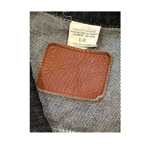 Wild West‎ VINTAGE Marlboro Man Denim Trucker Jacket - Size Large - Picture 3 of 3